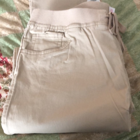 Khaki girls 18 1/2 Justice skinny jeans - Picture 3 of 5